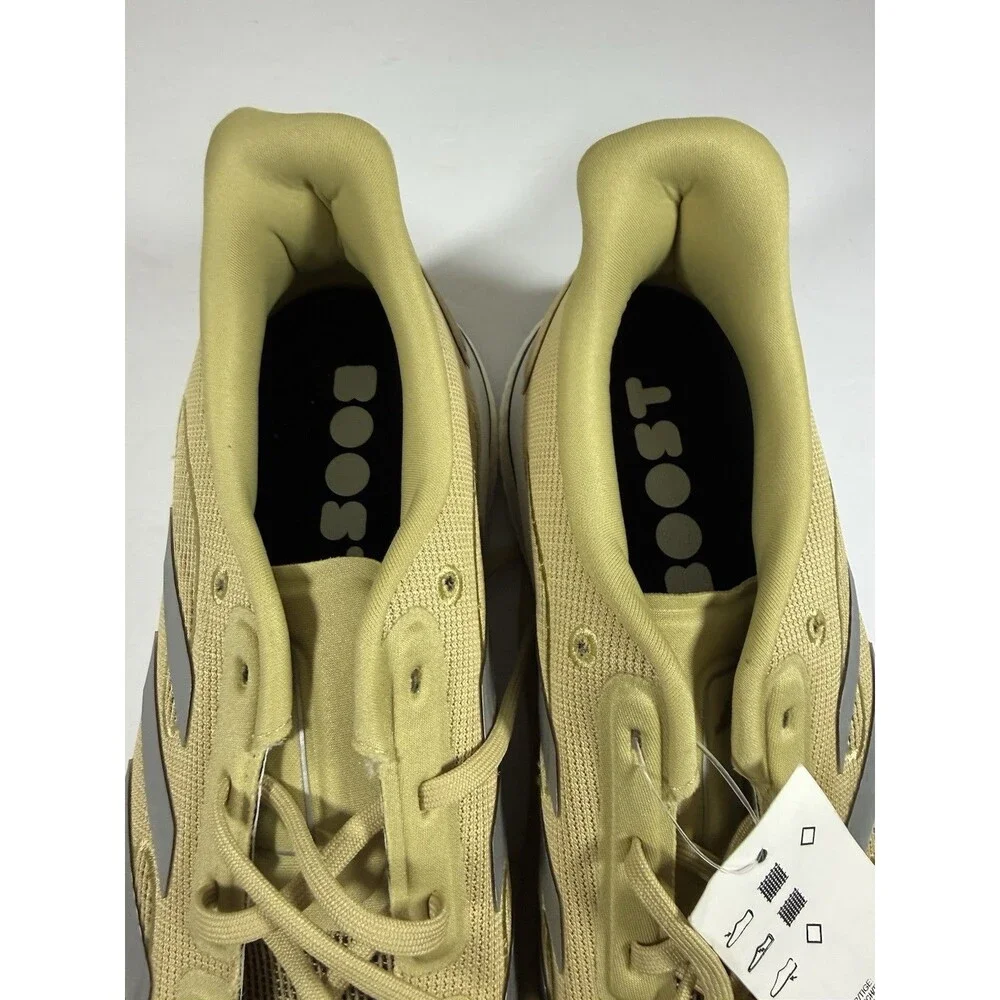 Size 16-Men’s adidas Supernova Running Shoes Gold White Running Shoes FX7414 NEW